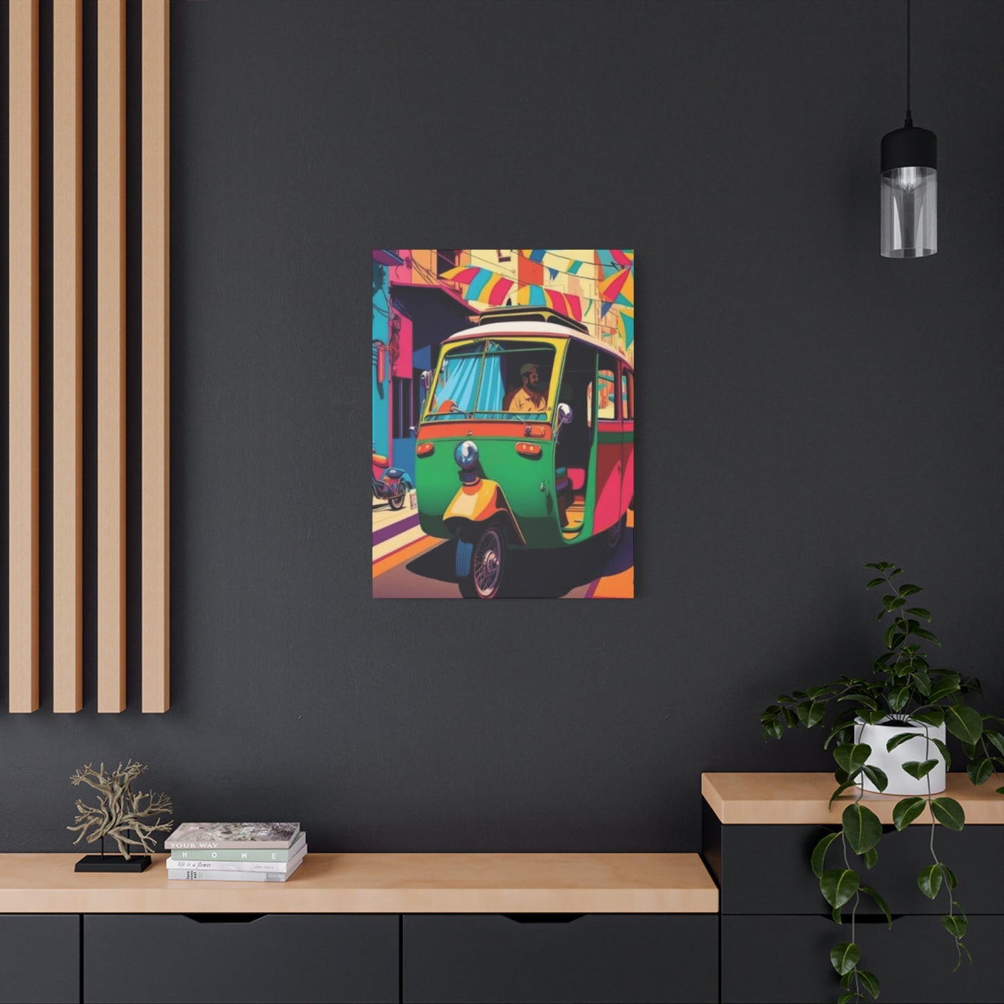 Pakistan Auto Rickshaw Wall Art & Canvas Prints