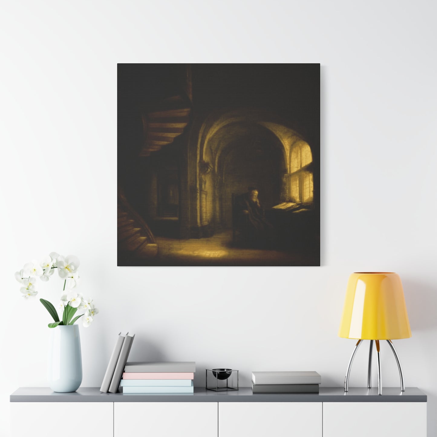 Philosopher With An Open Book Wall Art & Canvas Prints