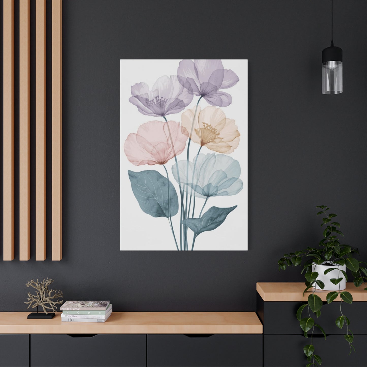 Colorful Flower Petals Painting Wall Art & Canvas Prints