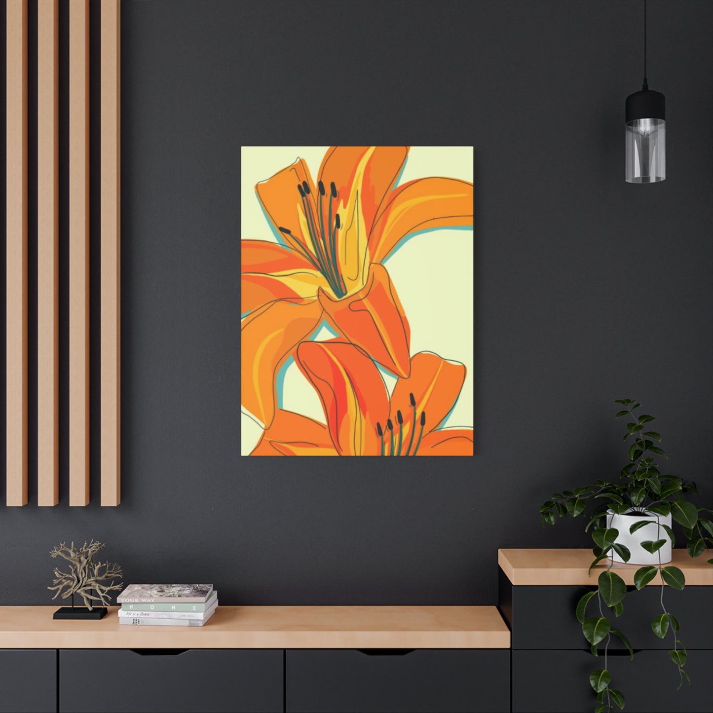 Orange Flower Wall Art & Canvas Prints