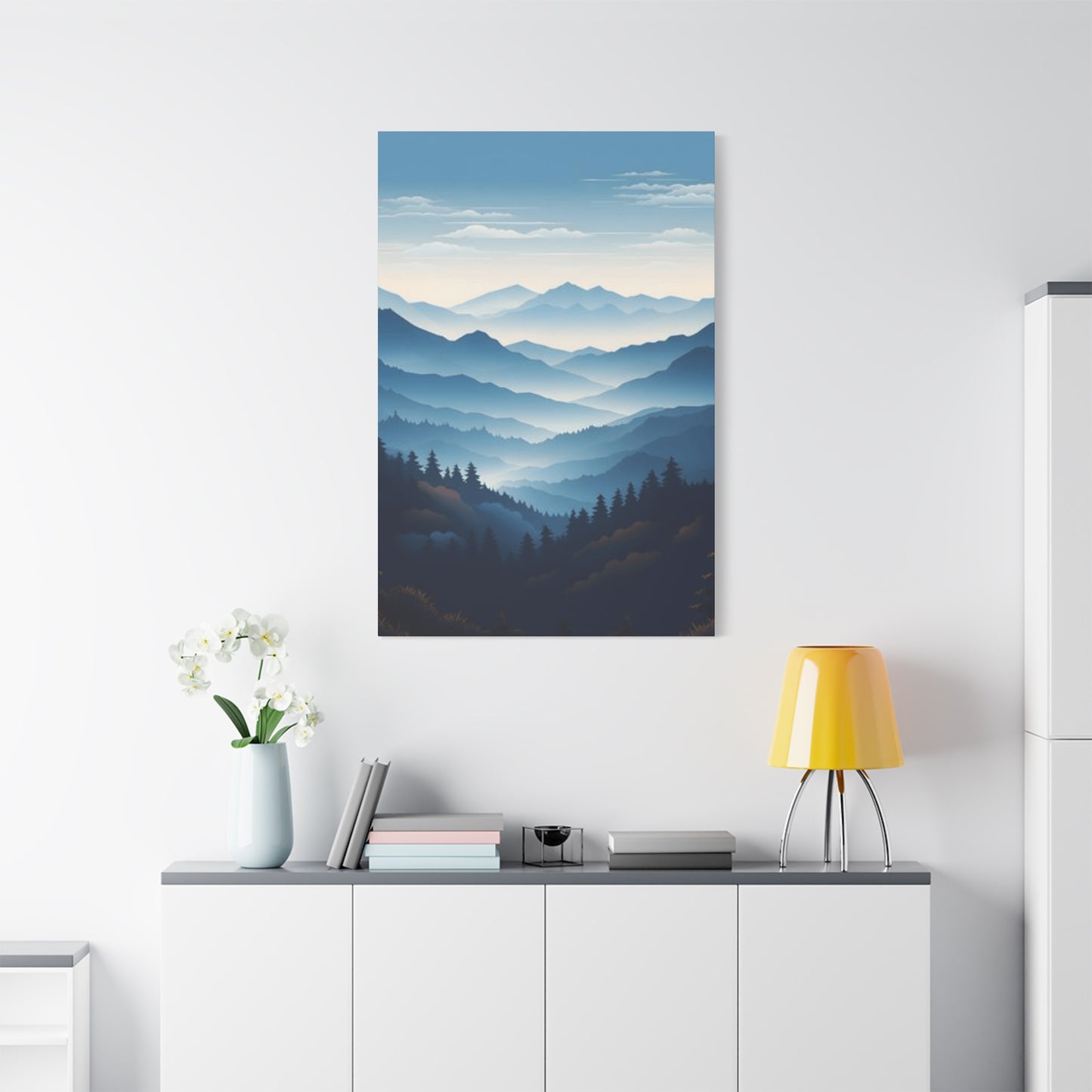 Mountain Ridges Scenery Wall Art & Canvas Prints