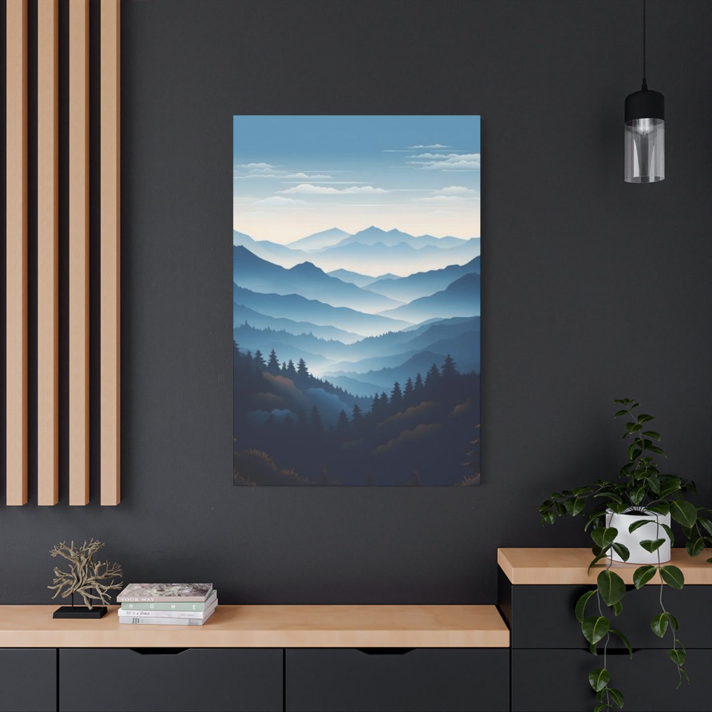 Mountain Ridges Scenery Wall Art & Canvas Prints