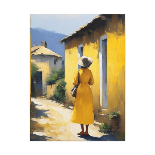 Women Walking In A Street Wall Art & Canvas Prints