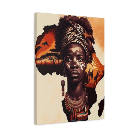 African Map Wall Art & Canvas Prints