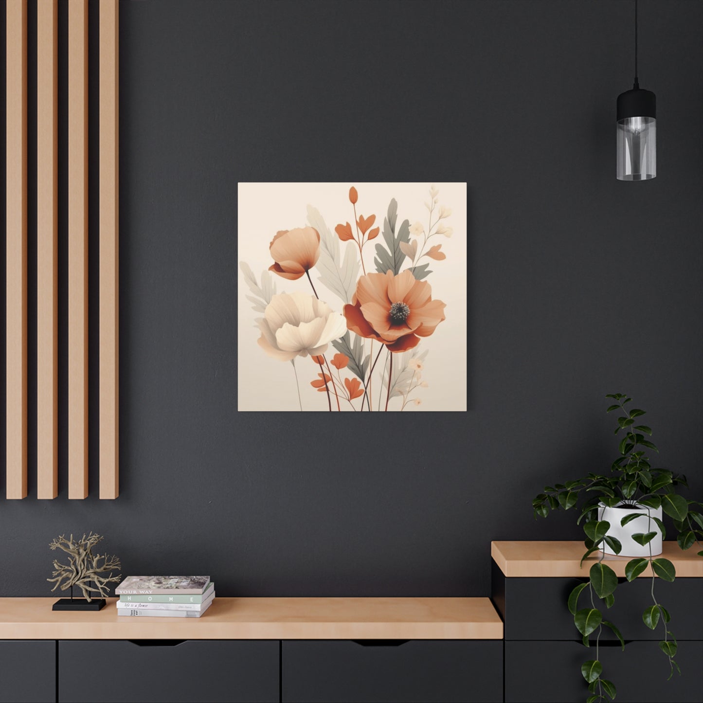 Light Floral Painting Wall Art & Canvas Prints