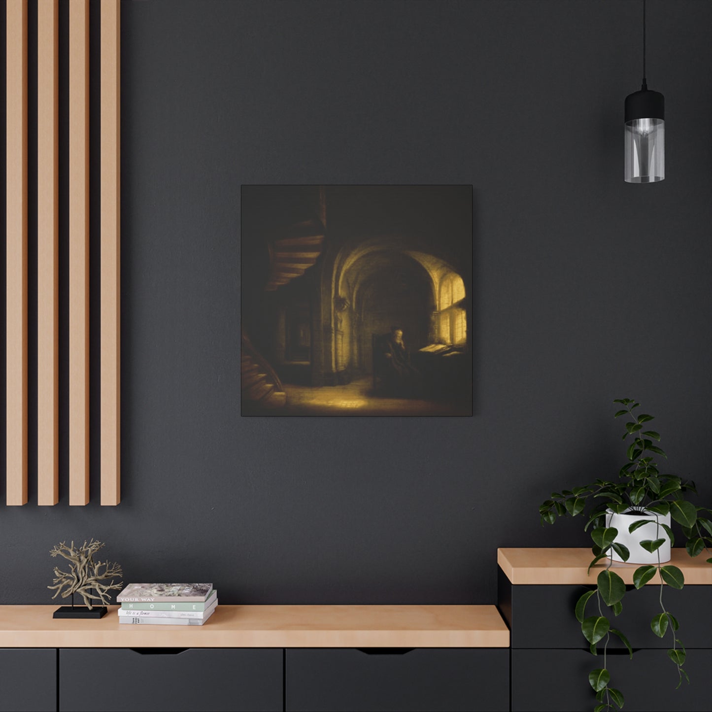 Philosopher With An Open Book Wall Art & Canvas Prints