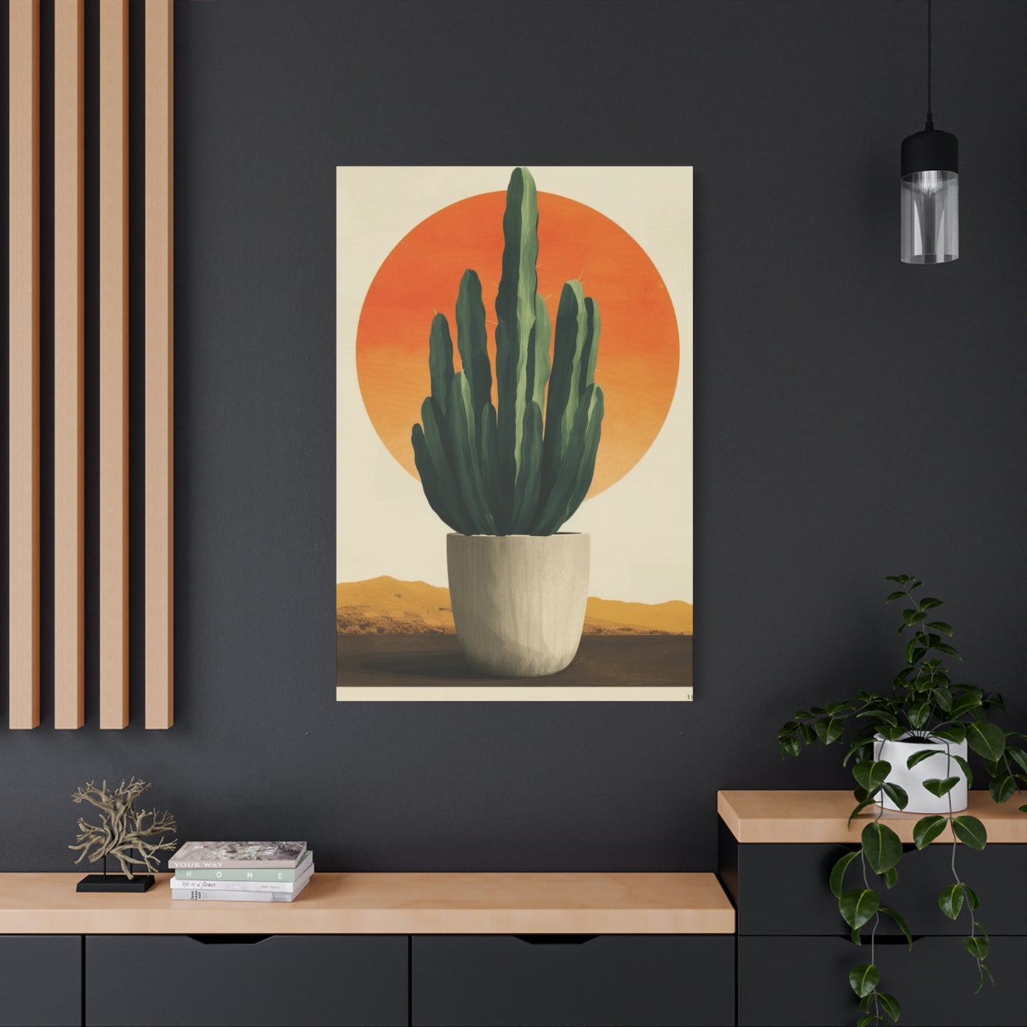 Little Cactus Flower Pot Wall Art & Canvas Prints