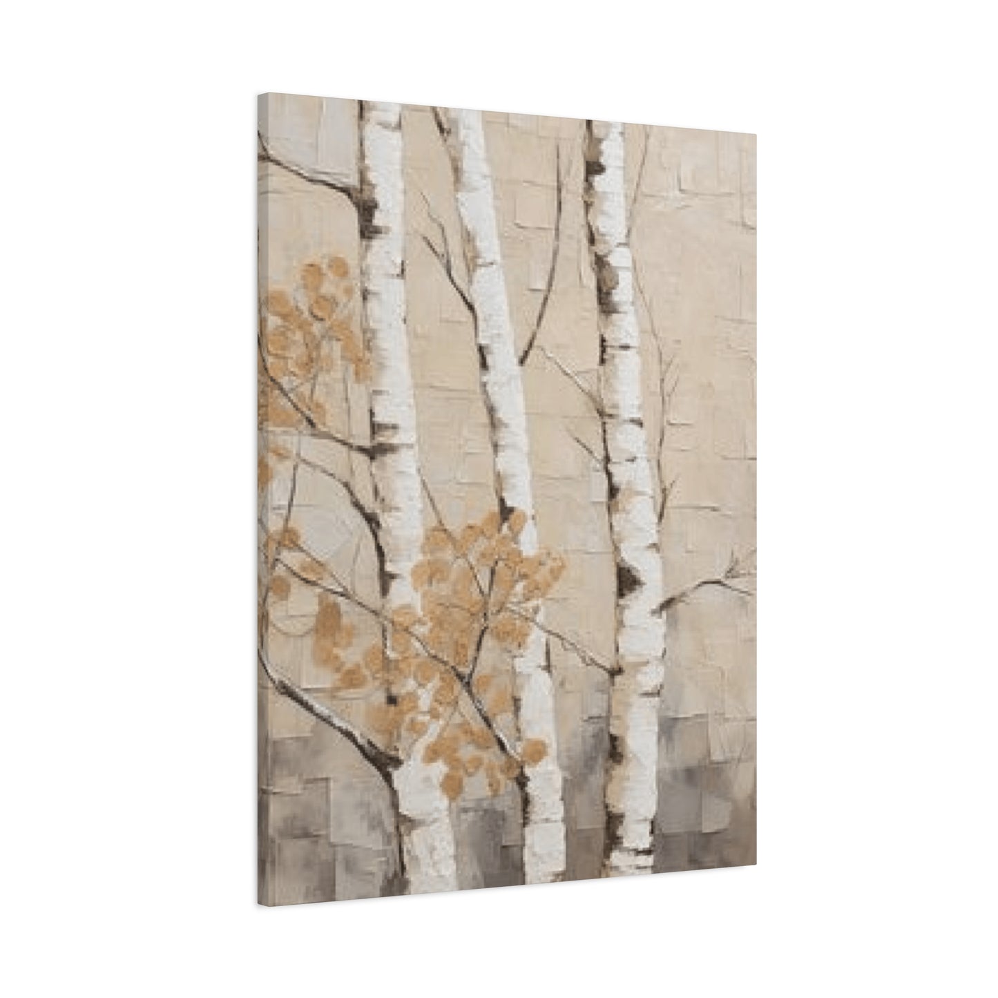 Painting of Three Birch Trees Wall Art & Canvas Prints