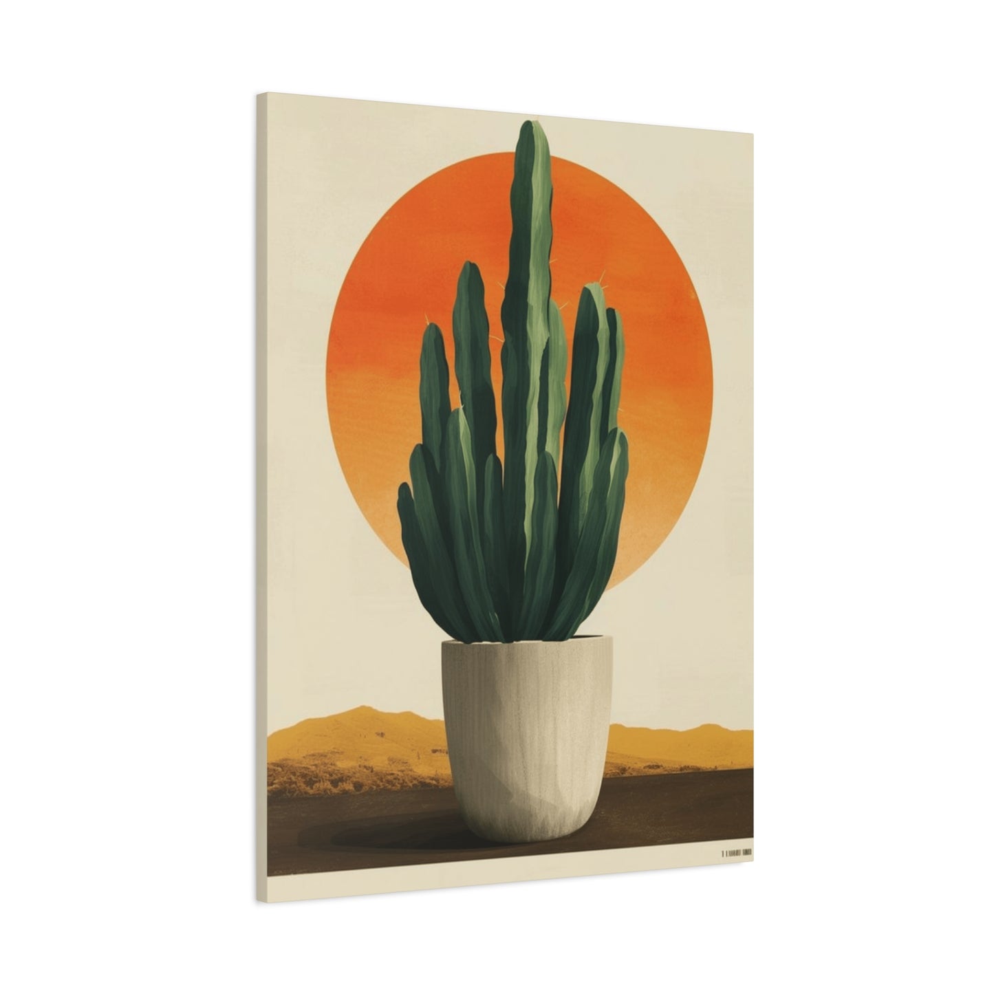 Little Cactus Flower Pot Wall Art & Canvas Prints