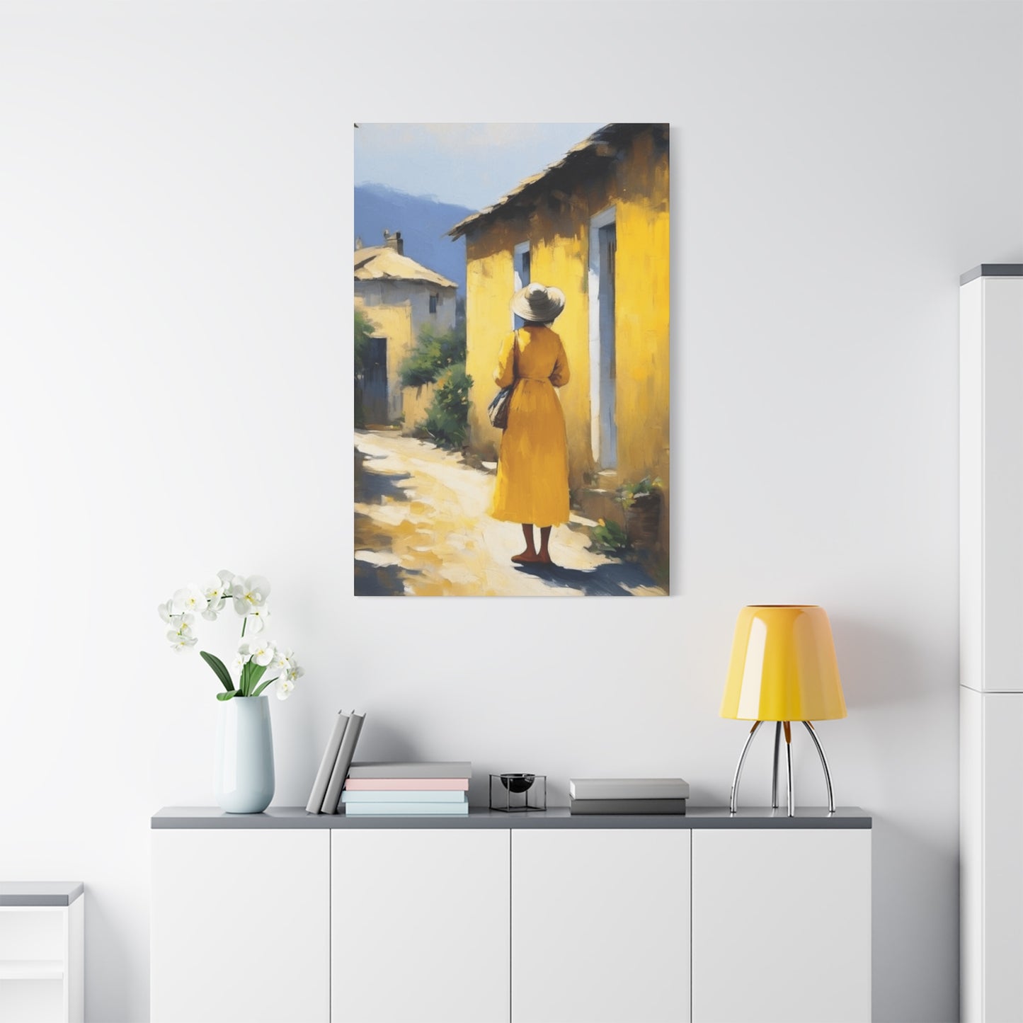 Women Walking In A Street Wall Art & Canvas Prints