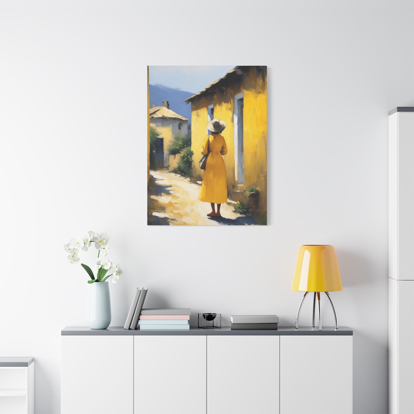 Women Walking In A Street Wall Art & Canvas Prints