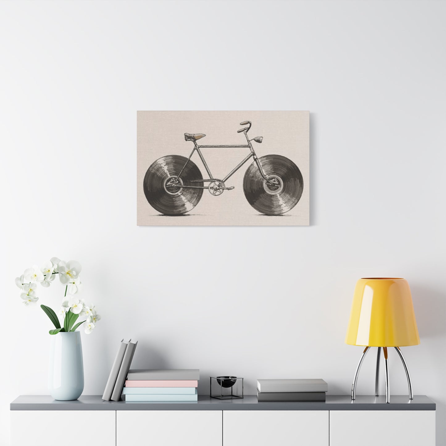 Old Bicycle Model Wall Art & Canvas Prints