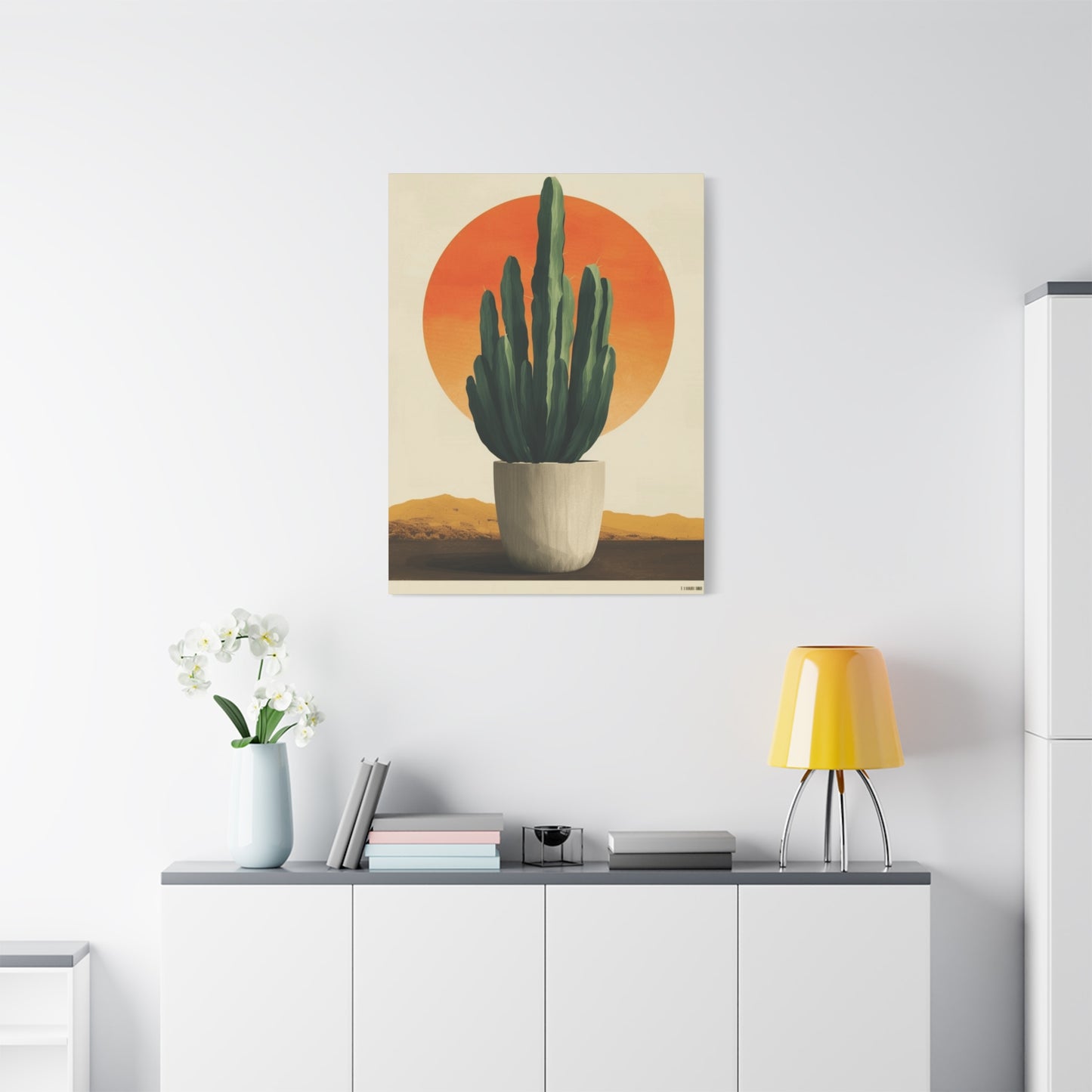 Little Cactus Flower Pot Wall Art & Canvas Prints