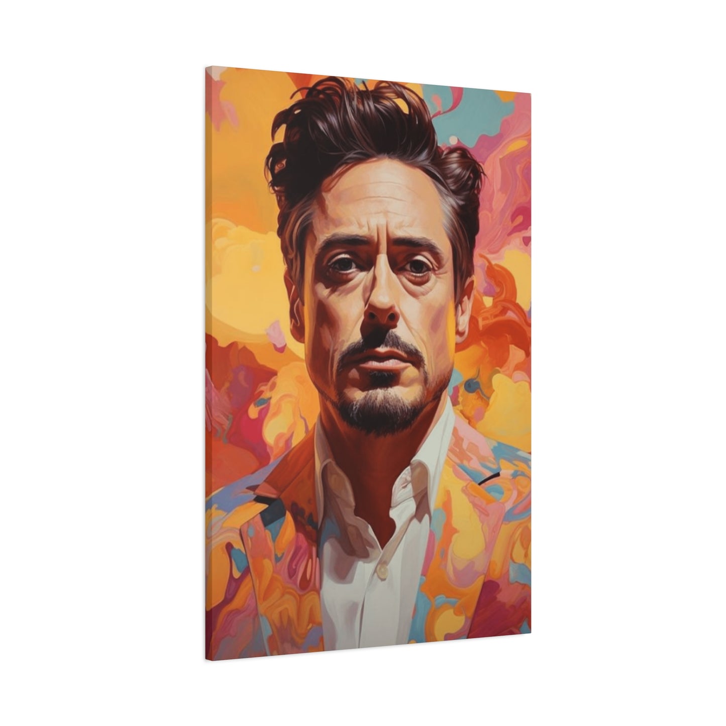 Tony Stark Abstract Portrait Wall Art & Canvas Prints