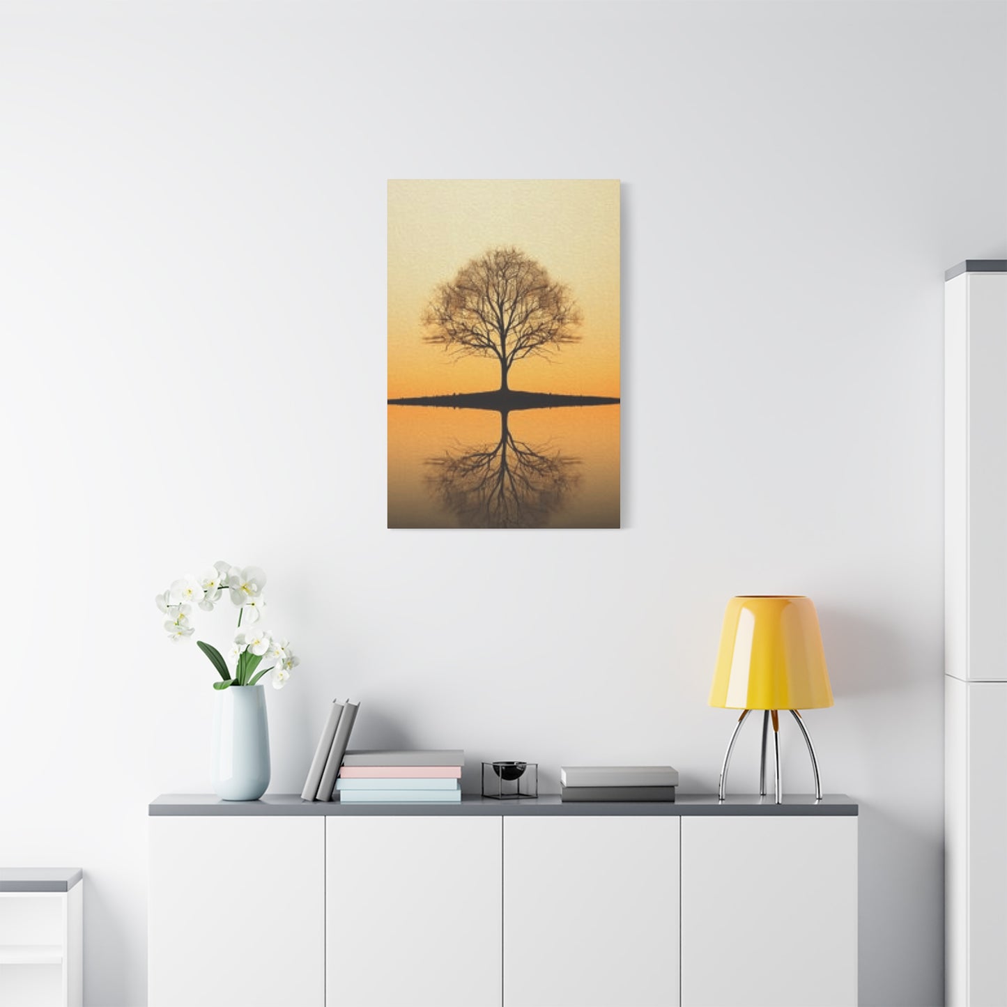 Tree Reflection in Pond Wall Art & Canvas Prints