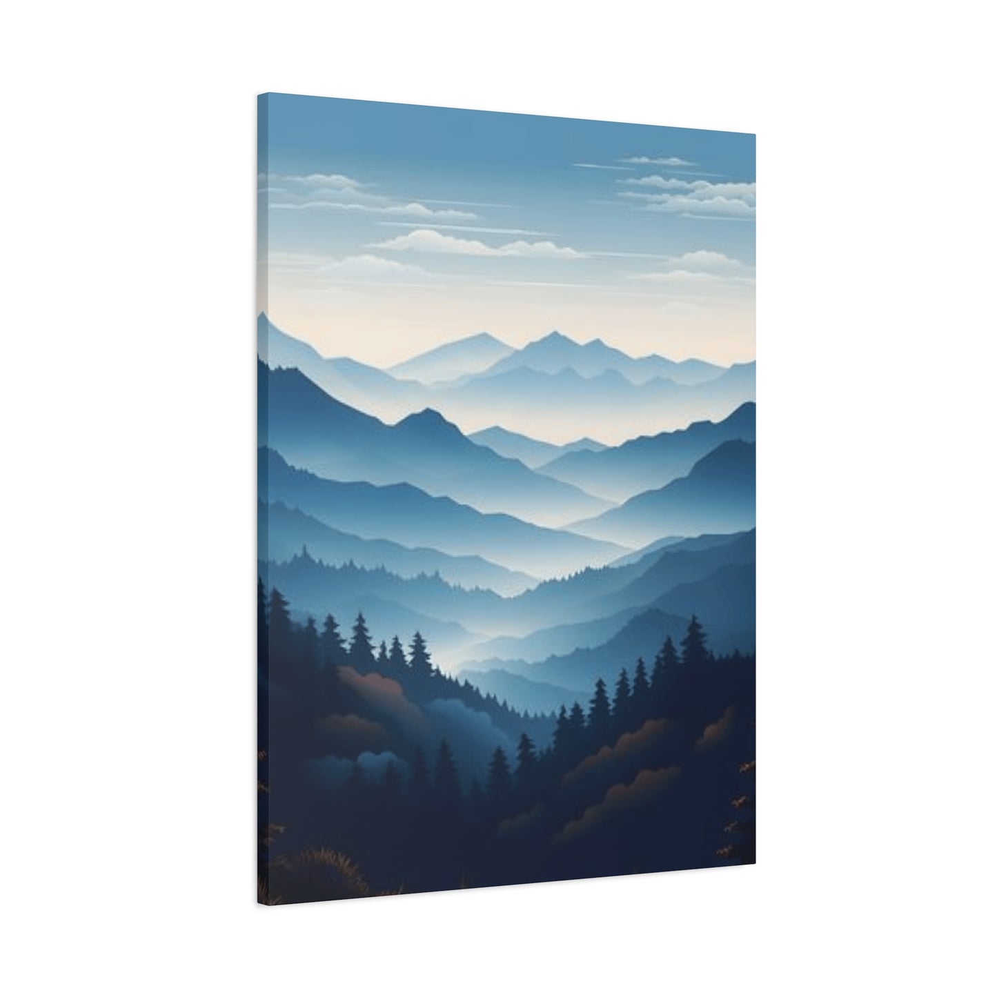 Mountain Ridges Scenery Wall Art & Canvas Prints