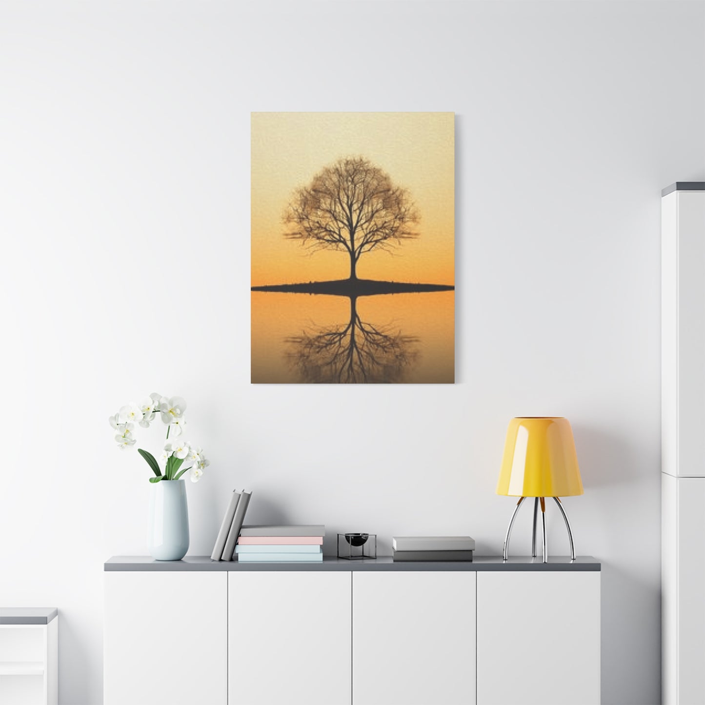 Tree Reflection in Pond Wall Art & Canvas Prints