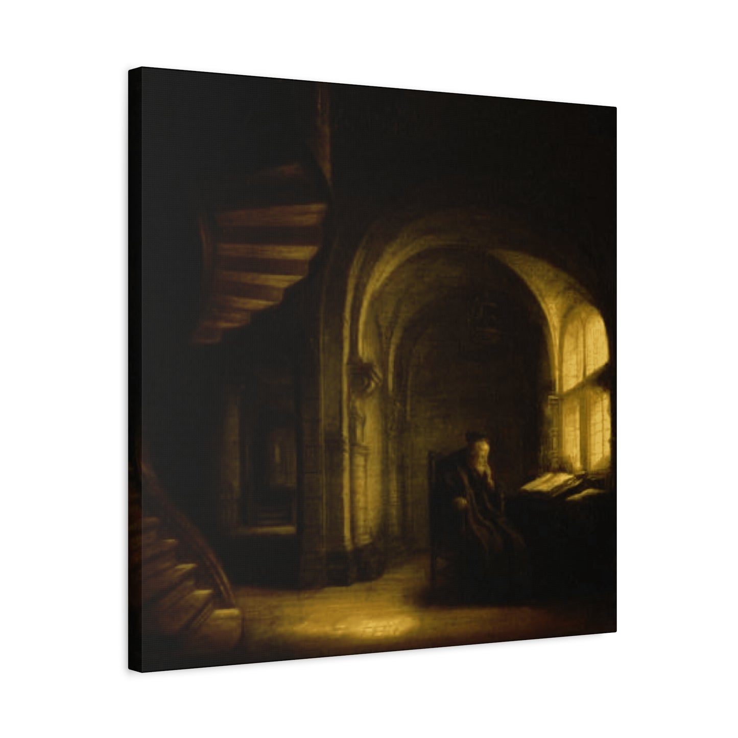 Philosopher With An Open Book Wall Art & Canvas Prints