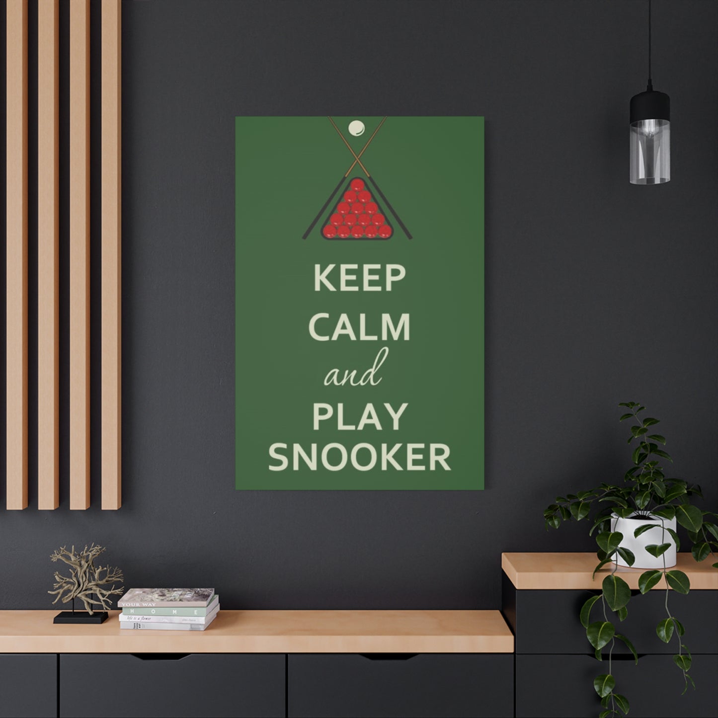 Keep Calm and Play Snooker Wall Art & Canvas Prints