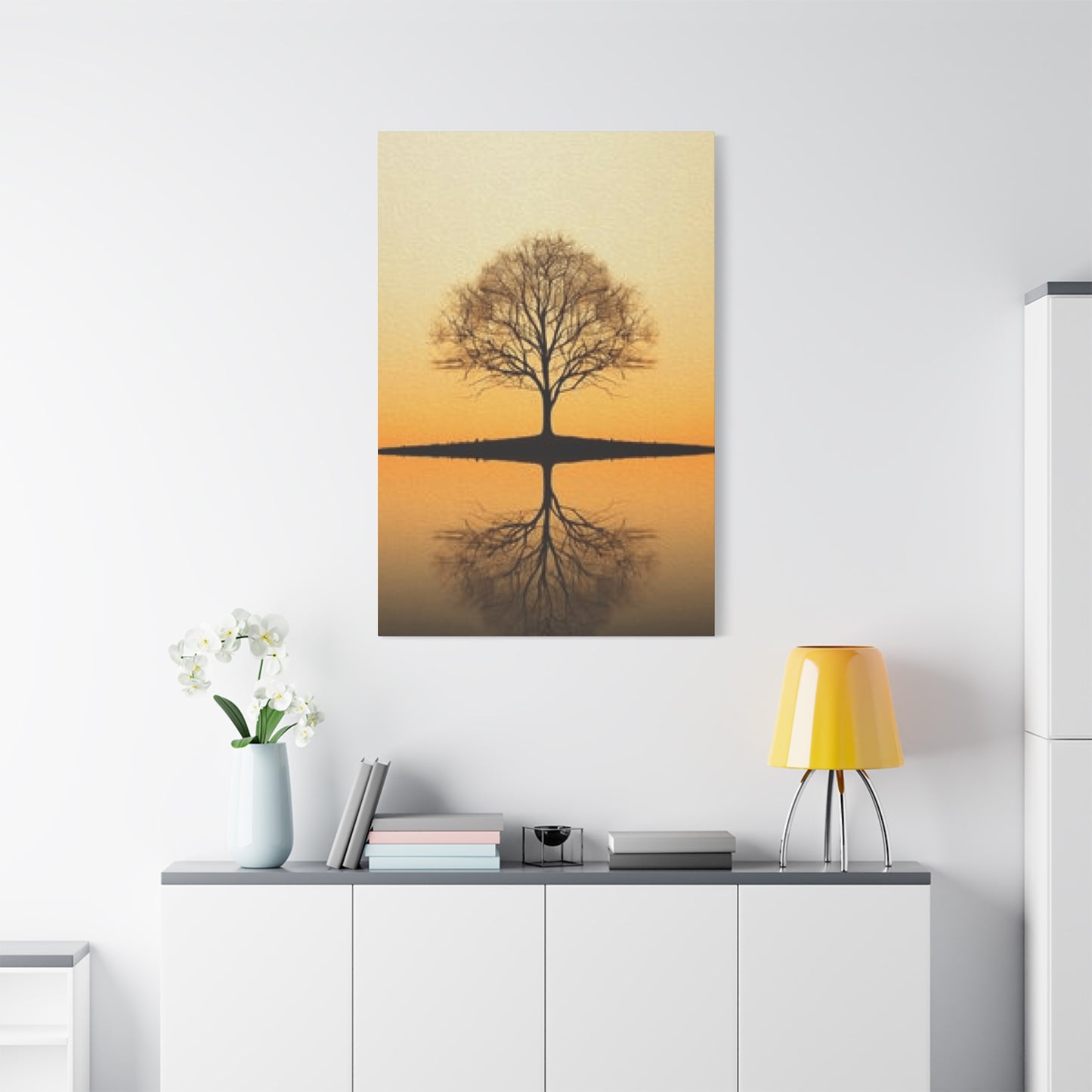 Tree Reflection in Pond Wall Art & Canvas Prints