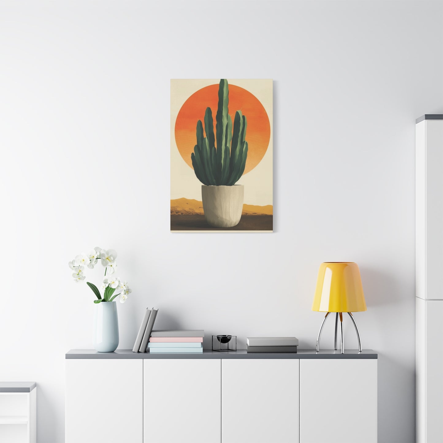 Little Cactus Flower Pot Wall Art & Canvas Prints