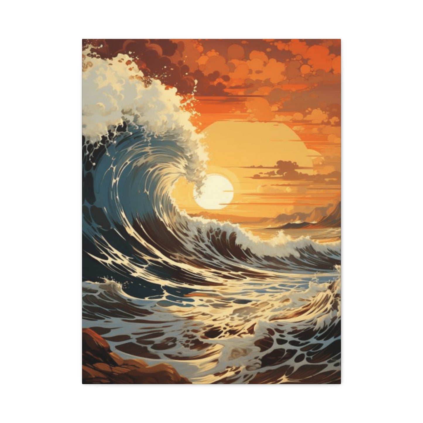 Wave Wall Art & Canvas Prints