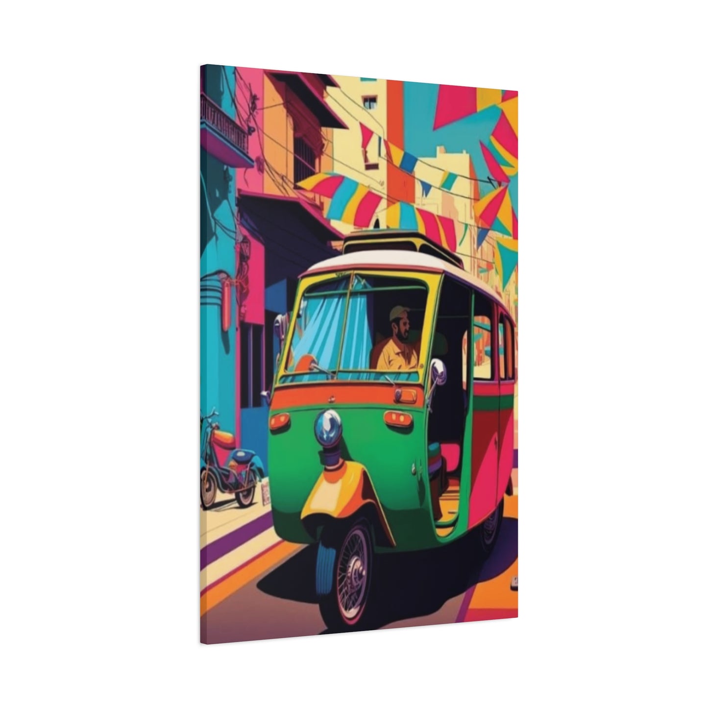 Pakistan Auto Rickshaw Wall Art & Canvas Prints