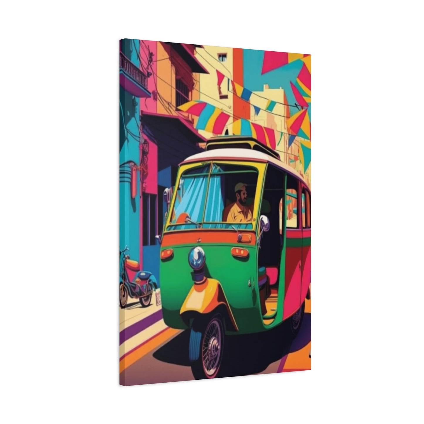 Pakistan Auto Rickshaw Wall Art & Canvas Prints