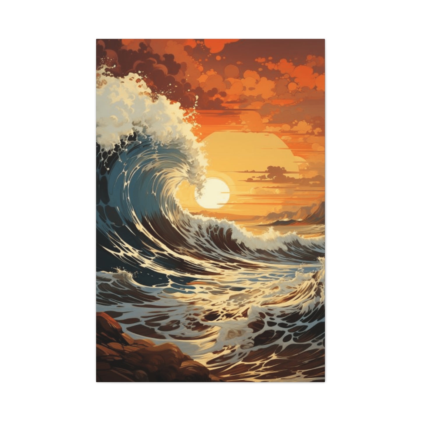 Wave Wall Art & Canvas Prints