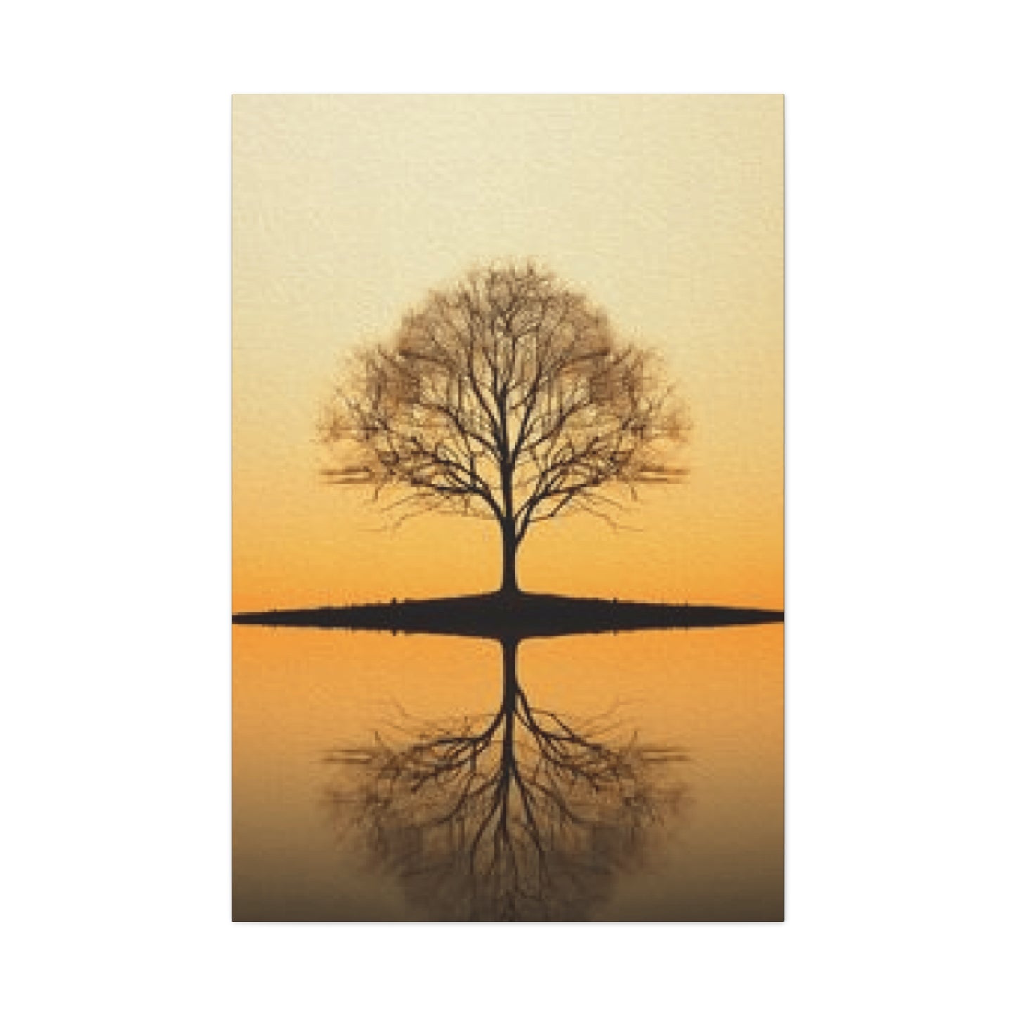 Tree Reflection in Pond Wall Art & Canvas Prints