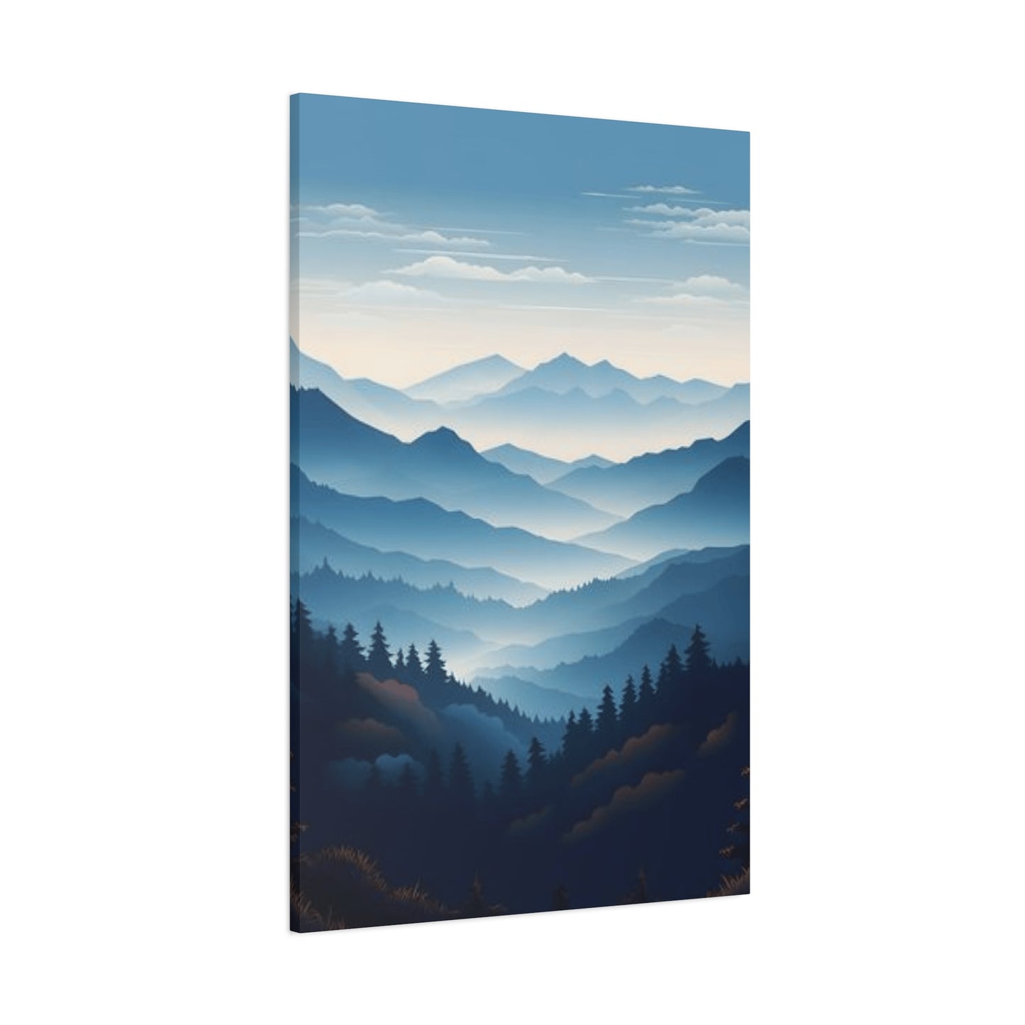 Mountain Ridges Scenery Wall Art & Canvas Prints