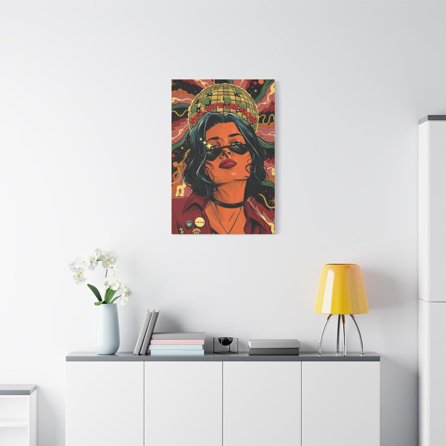 Roll With The Flow Wall Art & Canvas Prints