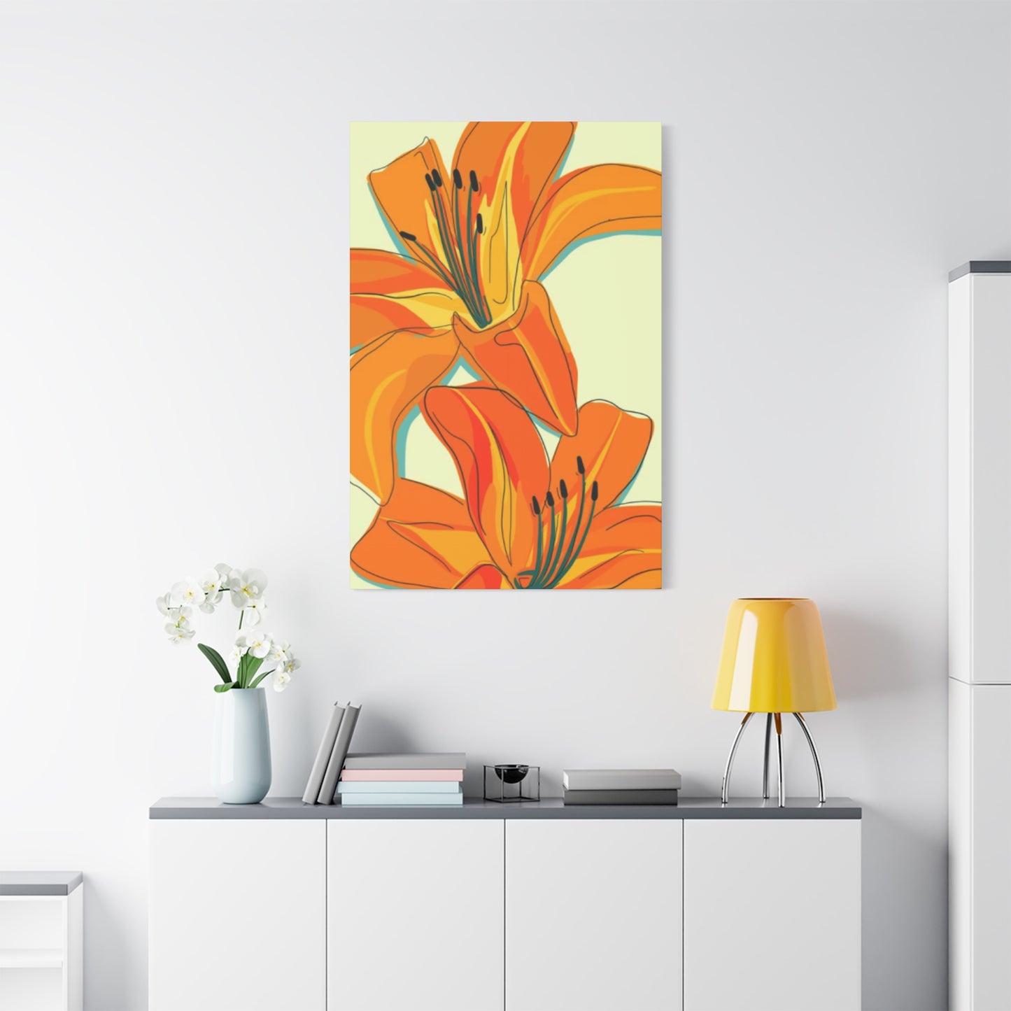 Orange Flower Wall Art & Canvas Prints