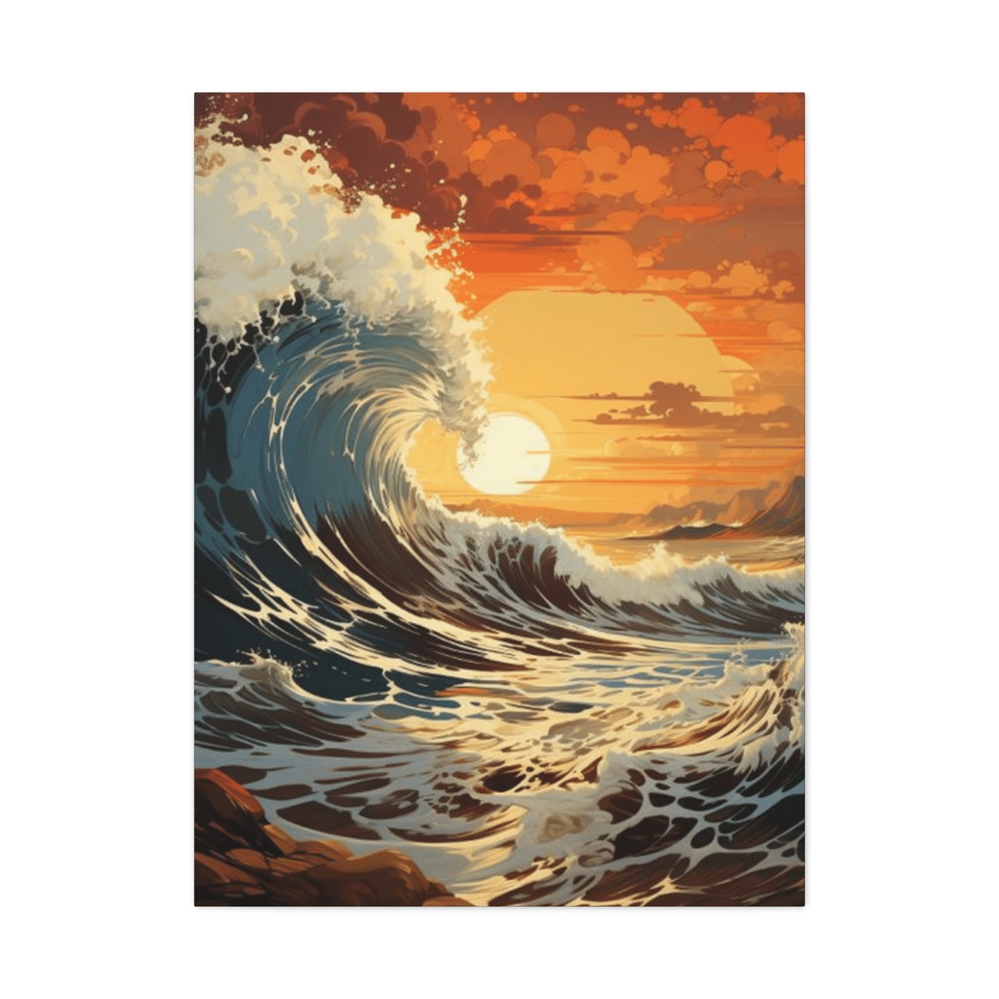 Wave Wall Art & Canvas Prints